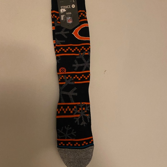 Men’s Chicago Bears Stance Socks NWT - Picture 2 of 2